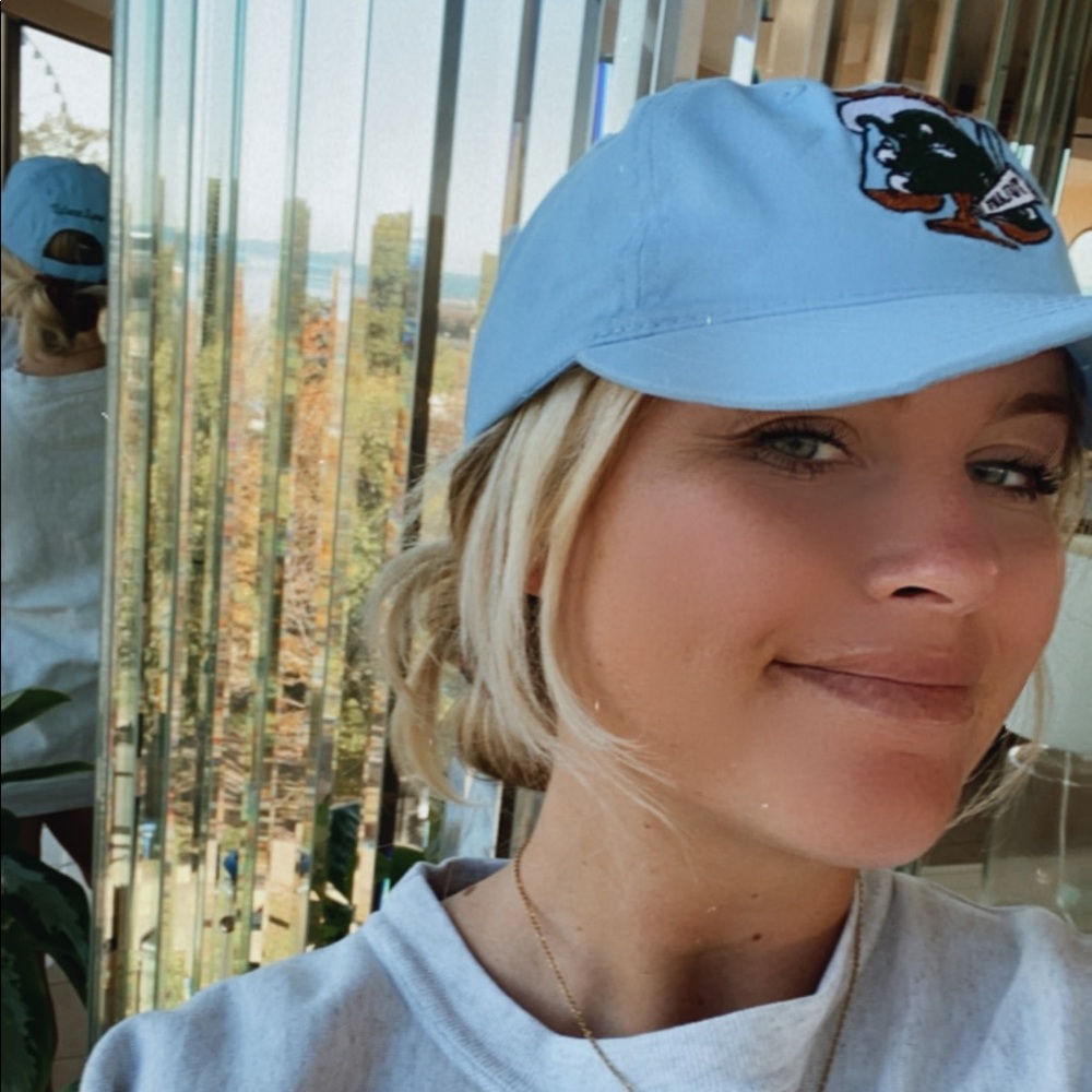 Tulane baby blue hat